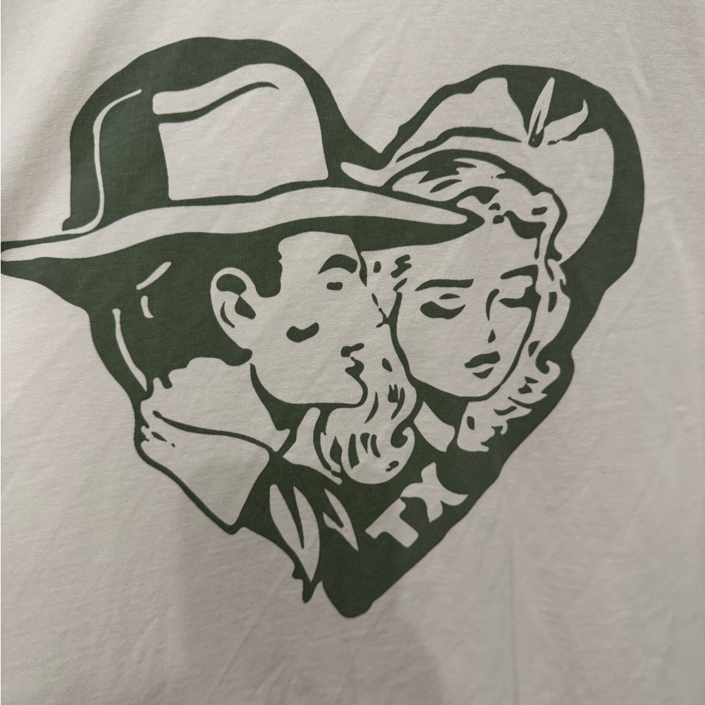 Cream Graphic T-Shirt - Picture 2 of 4
